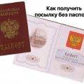 Как получить посылку без паспорта, какой документ заменяет паспорт РФ